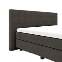 Hoofdbord Andante 2-delig (voor boxspring 180 breed, Afmeting: 117x17x200 cm) Stof: Relax Antracite 67