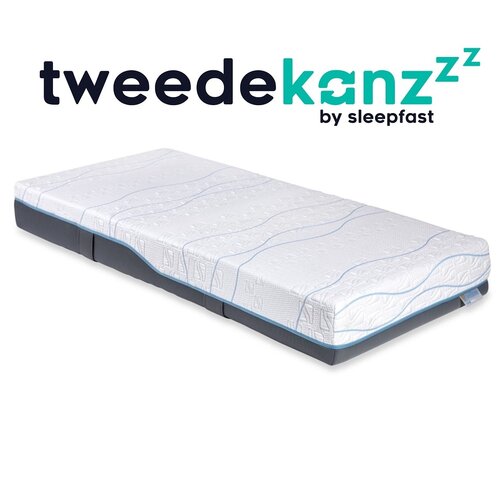Tweedekanzzz M Line Cool Motion 3 matras 90x210 - grijze tijk - coating afdeklaag