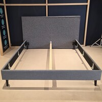 Bed 180x200 Stof: blauw - Showmodel