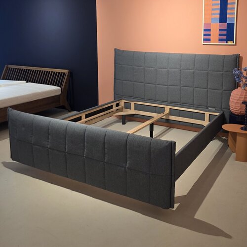 Rowa Bed Someo met voetbord geblokt 180x200 - Showmodel