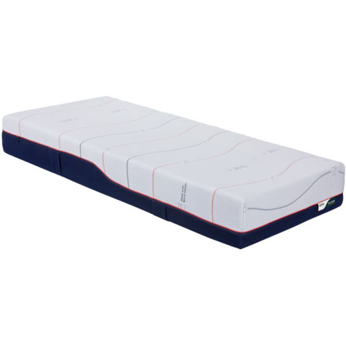M line Cool Motion 7 matras 90x200 cm - Model 2023 - Tijk: donkerblauw