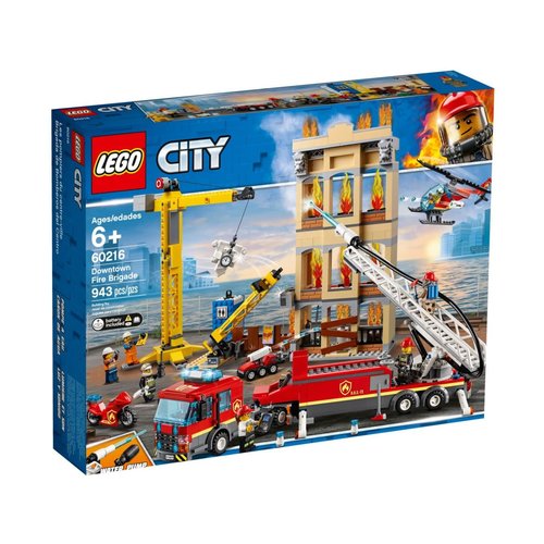 LEGO City 60216 Brandweerkazerne in de stad