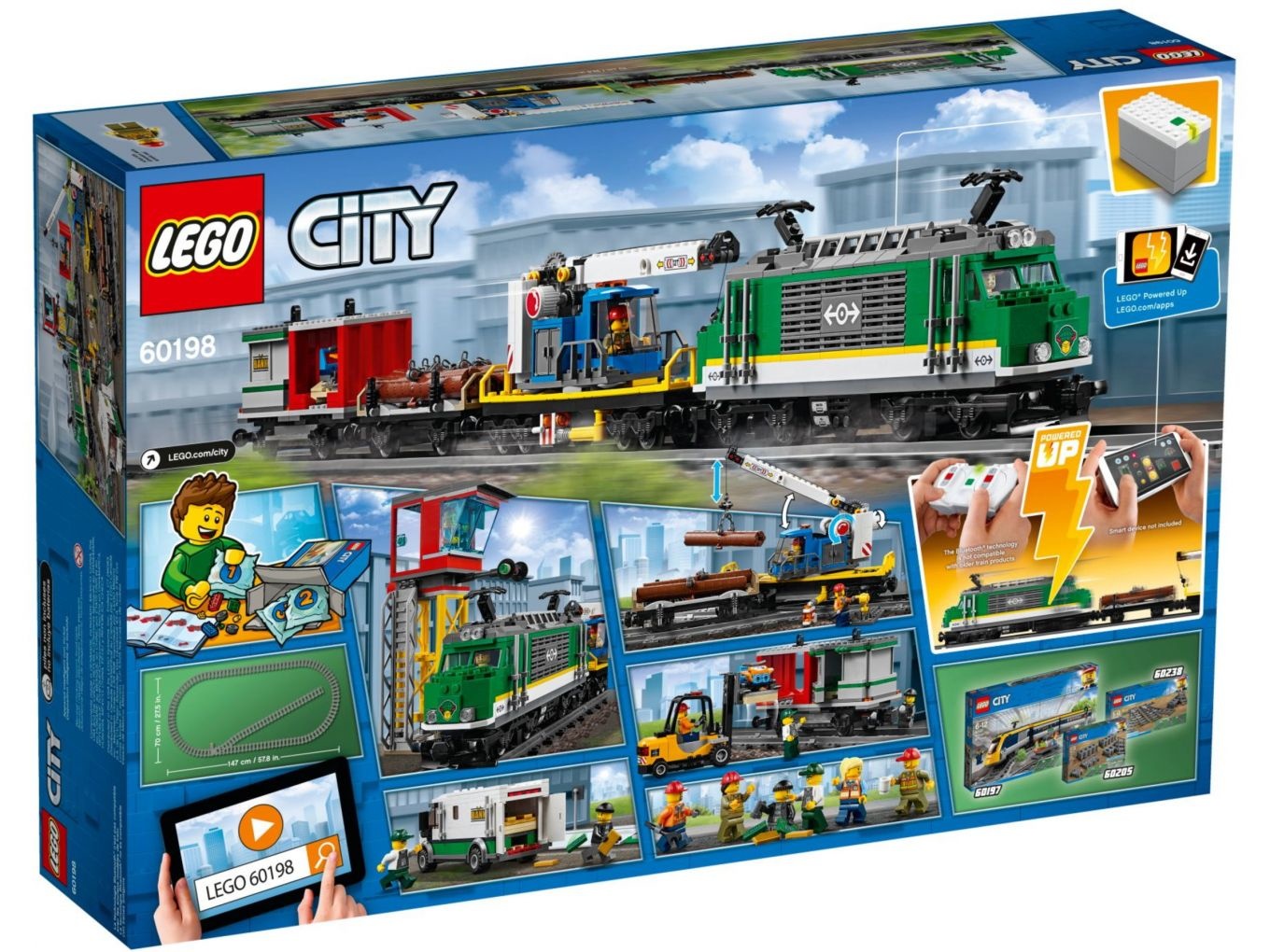 Makkelijk te begrijpen gewelddadig terrorist LEGO City 60198 Vrachttrein - Jan's Steen
