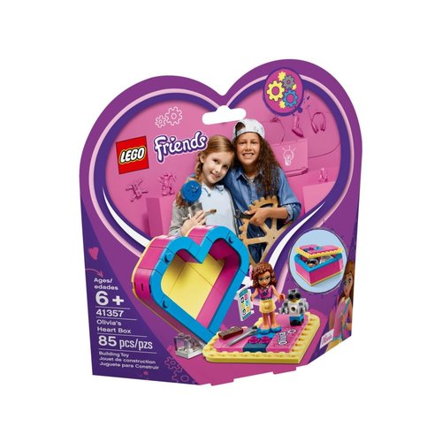 LEGO Friends 41357 Olivia's hartvormige doos