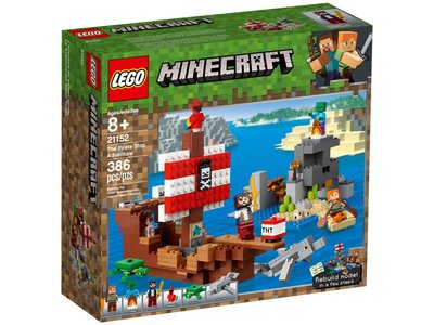 LEGO Minecraft 21152 Avontuur op het piratenschip