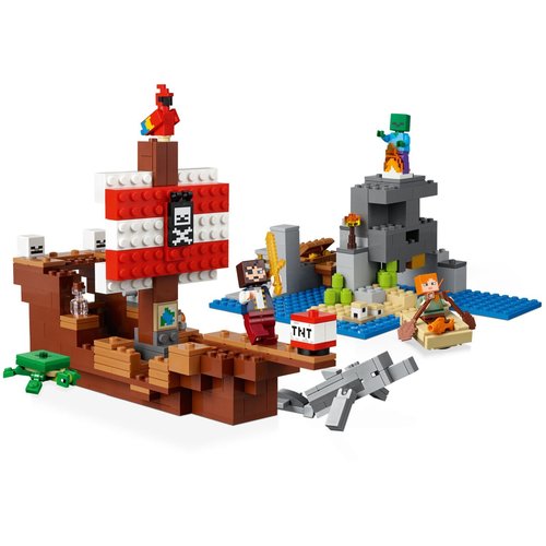 LEGO Minecraft 21152 Avontuur op het piratenschip