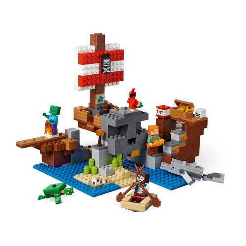 LEGO Minecraft 21152 Avontuur op het piratenschip