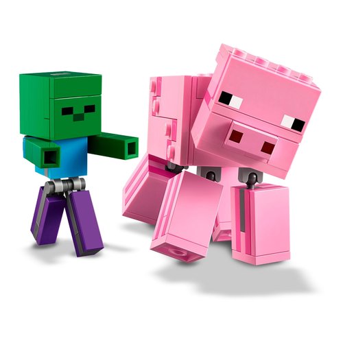 LEGO Minecraft 21157 Varken met Babyzombie