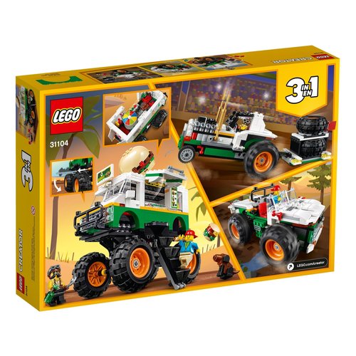 LEGO Creator 3 in 1 31104 Hamburger Monstertruck