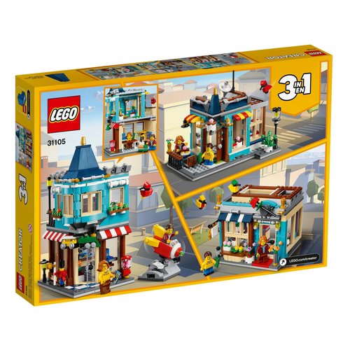 LEGO Creator 3 in 1 31105 Woonhuis en Speelgoedwinkel