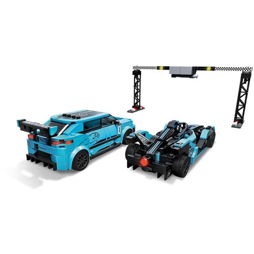 LEGO Speed Champions 76898 Formula E Panasonic Jaguar  Racing GEN2 car & Jaguar I-Pace eTROPHY