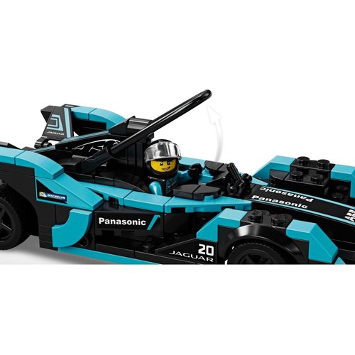 LEGO Speed Champions 76898 Formula E Panasonic Jaguar  Racing GEN2 car & Jaguar I-Pace eTROPHY