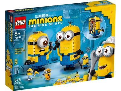 LEGO Minions 75551 Minions-figuren van stenen en hun schuilplaats