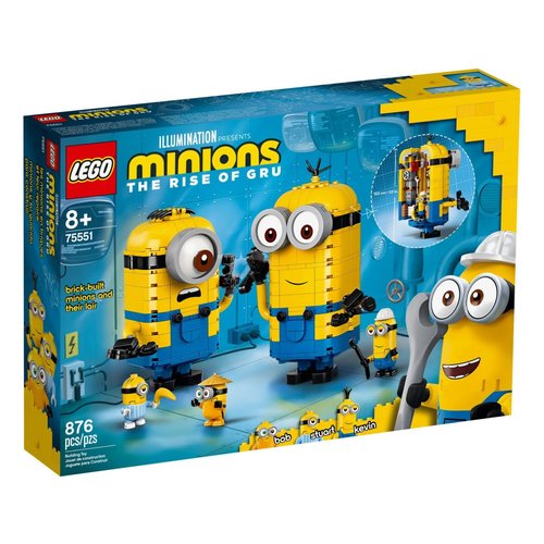 LEGO Minions 75551 Minions-figuren van stenen en hun schuilplaats