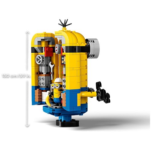 LEGO Minions 75551 Minions-figuren van stenen en hun schuilplaats