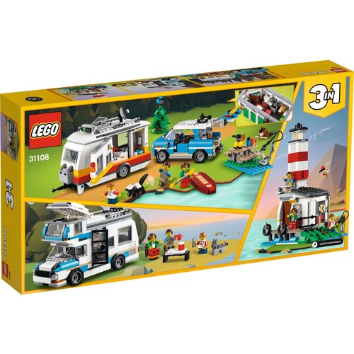 LEGO Creator 3 in 1 31108 Familievakantie met caravan LEGO Creator 3 in 1 31108 Familievakantie met caravan