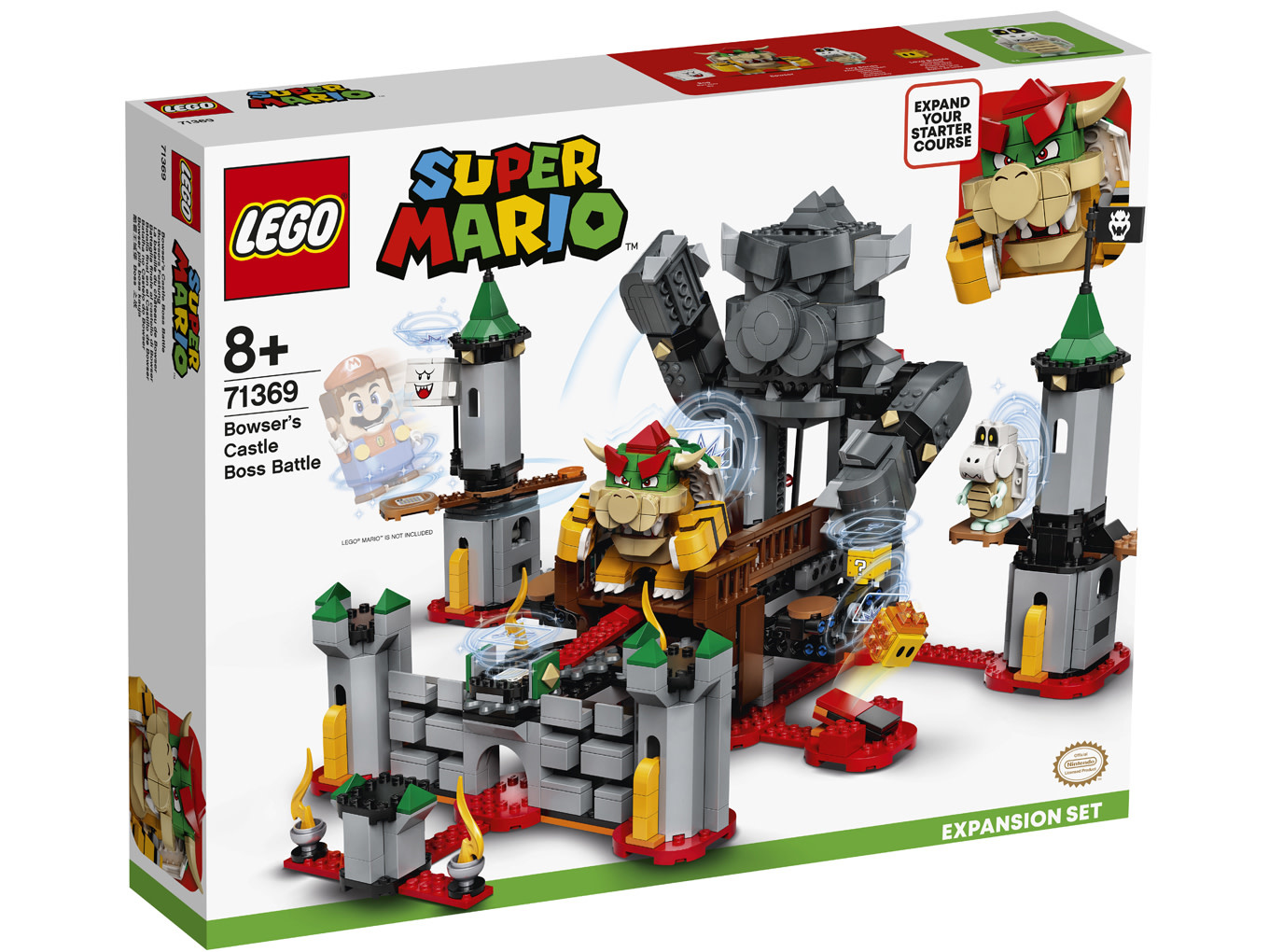 Machtig gelijkheid Viool LEGO Super Mario 71369 Uitbreidingsset: Eindbaasgevecht op Bowsers kasteel  - Jan's Steen