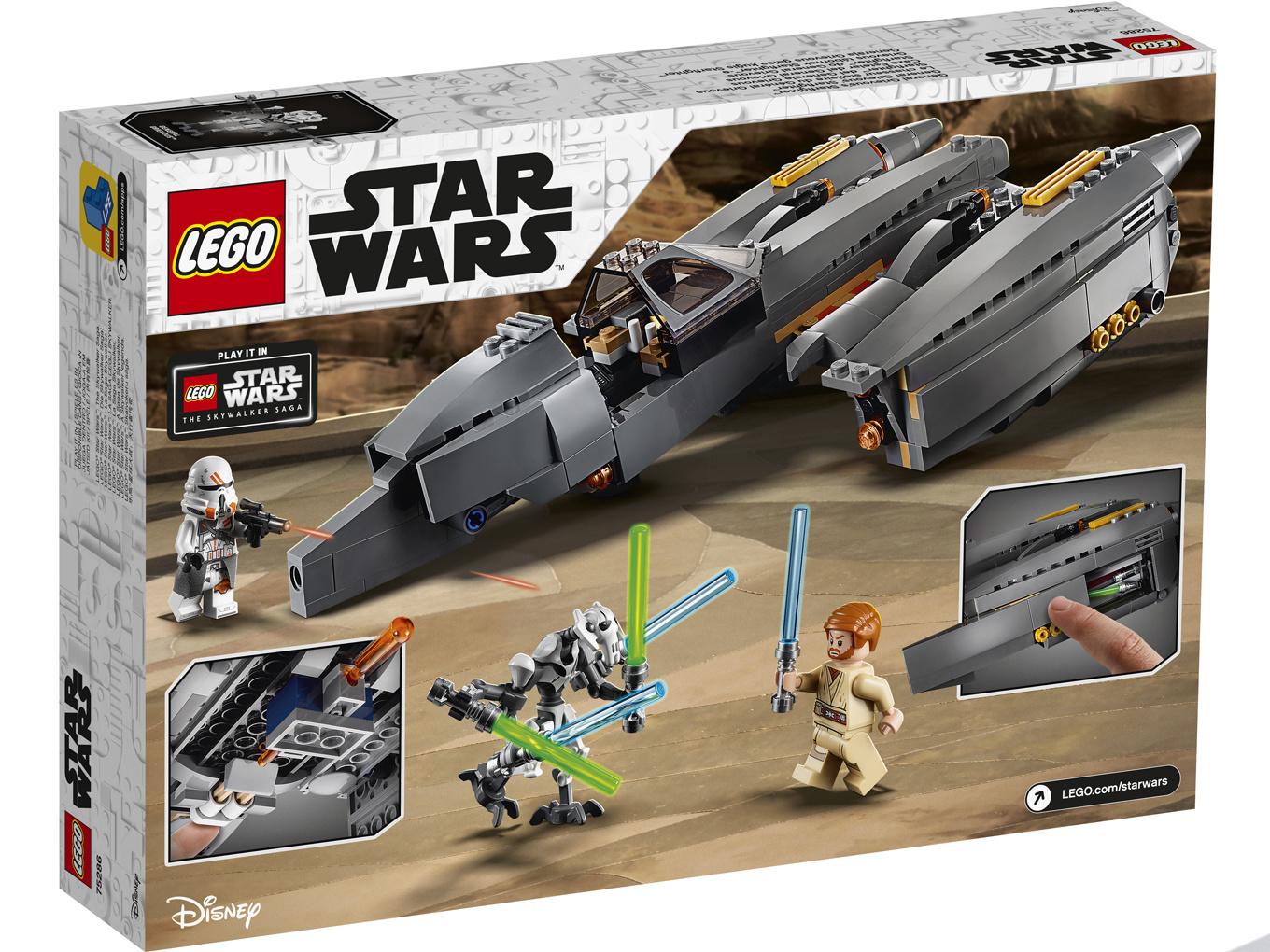 vluchtelingen gastvrouw Afstoting LEGO Star Wars 75286 General Grievous' Starfighter - Jan's Steen