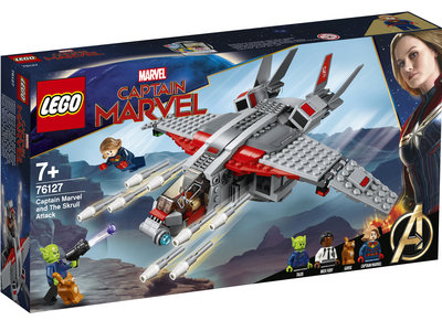 LEGO Super Heroes 76127 Avengers: Captain Marvel de aanval van de Skrulls