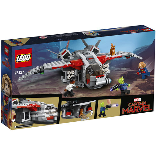 LEGO Super Heroes 76127 Avengers: Captain Marvel de aanval van de Skrulls LEGO Super Heroes 76127 Avengers: Captain Marvel de aanval van de Skrulls