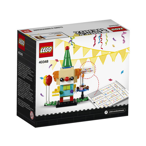 LEGO Brickheadz 40348 Verjaardagsclown