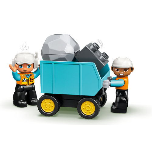 LEGO DUPLO 10931 Truck en Graafmachine met rupsbanden