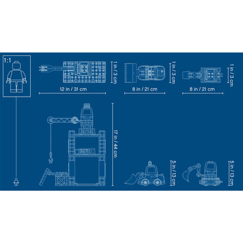LEGO DUPLO 10933 Torenkraan & Bouwterrein