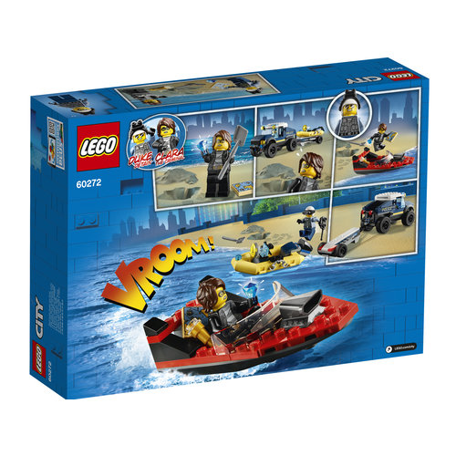 LEGO City 60272 Elite politieboot transport