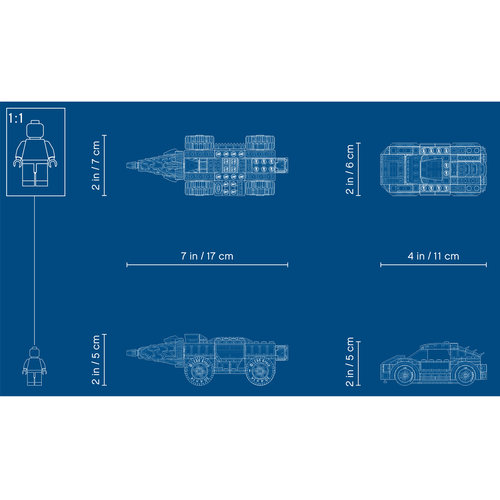 LEGO City 60273 Elite Politie achtervolging boorder