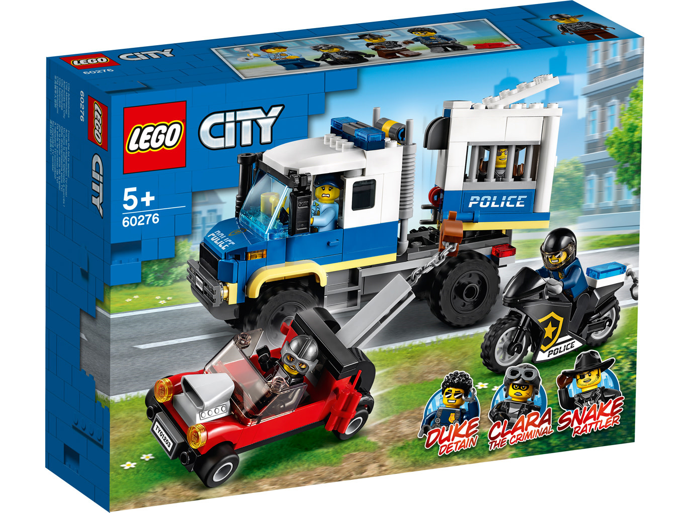 Bergbeklimmer Herkenning vergeven LEGO City 60276 Politie gevangenentransport - Jan's Steen