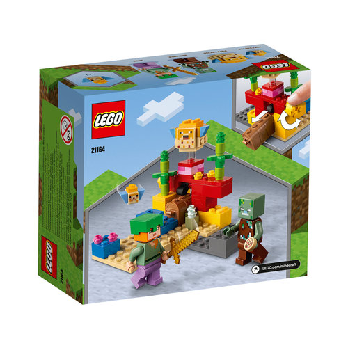 LEGO Minecraft 21164 Het koraalrif