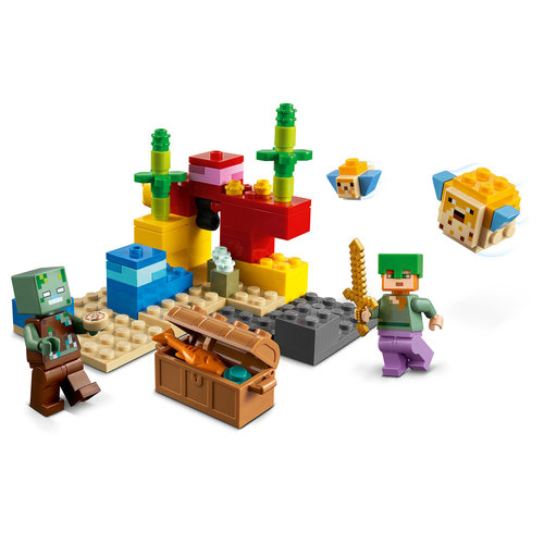 LEGO Minecraft 21164 Het koraalrif