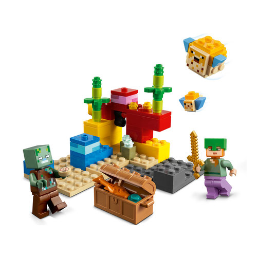 LEGO Minecraft 21164 Het koraalrif