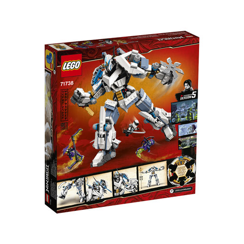 LEGO Ninjago 71738 Zane's Titanium Mecha Duel