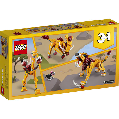 LEGO Creator 3 in 1 31112 Wilde leeuw