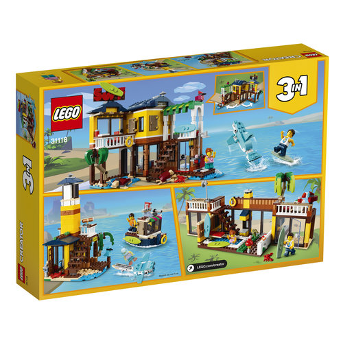 LEGO Creator 3 in 1 31118 Surfer strandhuis LEGO Creator 3 in 1 31118 Surfer strandhuis