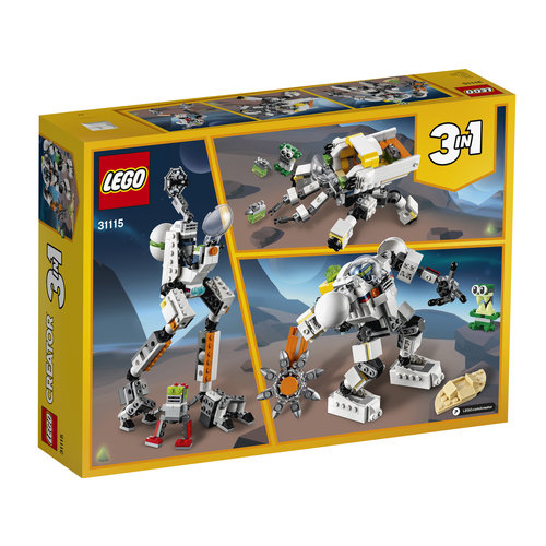 LEGO Creator 3 in 1 31115 Ruimtemijnbouw-mecha