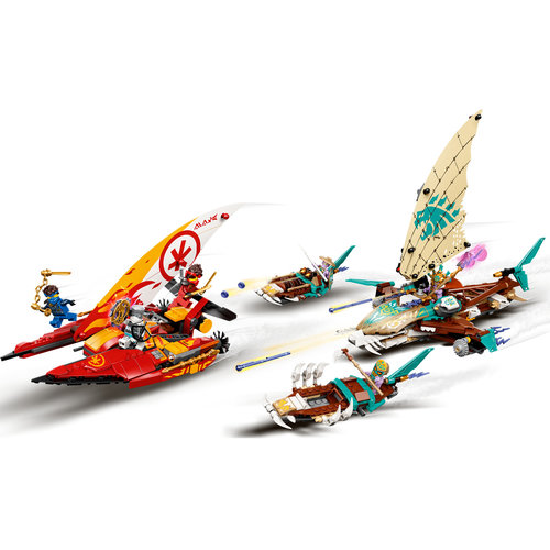 LEGO Ninjago 71748 Catamaran zeeslag