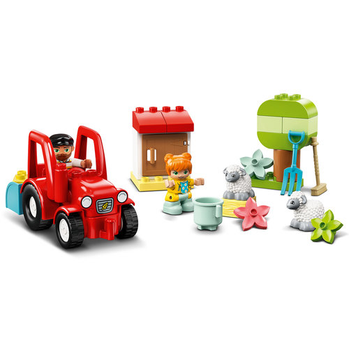 LEGO DUPLO 10950 Landbouwtractor en dieren verzorgen