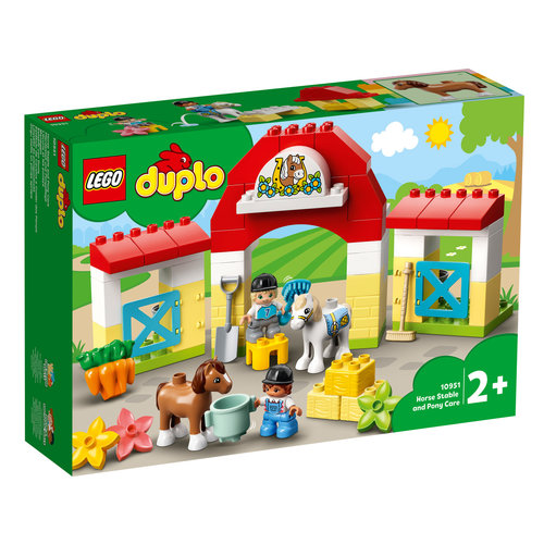 LEGO DUPLO 10951 Paardenstal en pony's verzorgen