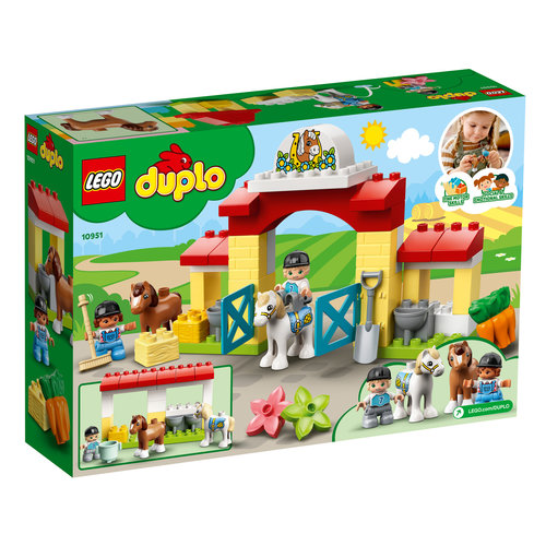 LEGO DUPLO 10951 Paardenstal en pony's verzorgen