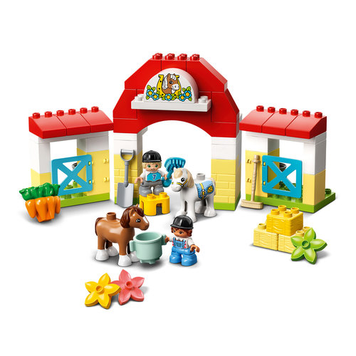 LEGO DUPLO 10951 Paardenstal en pony's verzorgen