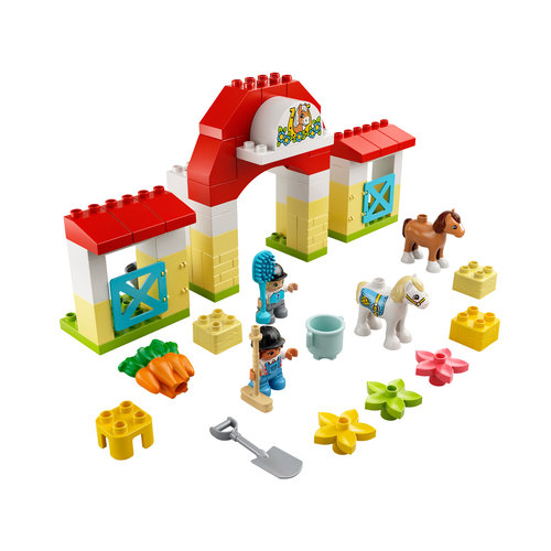 LEGO DUPLO 10951 Paardenstal en pony's verzorgen