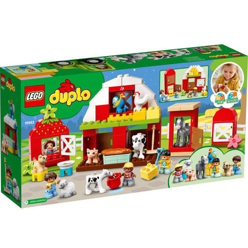 LEGO DUPLO 10952 Schuur, tractor en boerderijdieren verzorgen