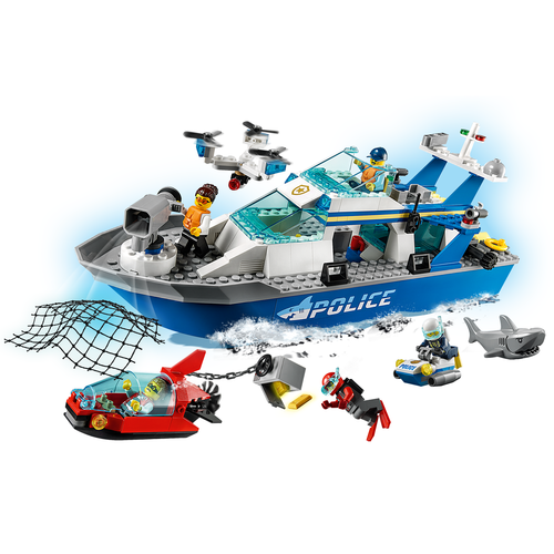 LEGO City 60277 Politie patrouilleboot