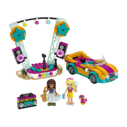 LEGO Friends 41390 Andrea's auto en podium