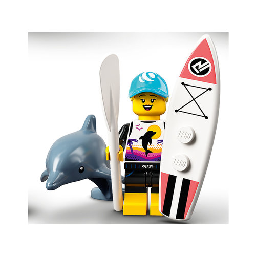 LEGO Minifiguren 71029-01 Paddle Surfer