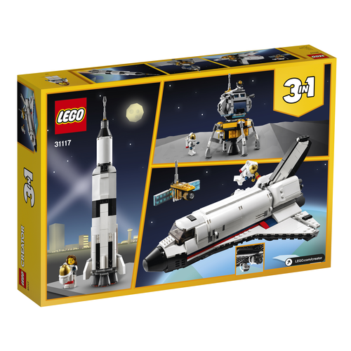 LEGO Creator 3 in 1 31117 Ruimteraket avontuur