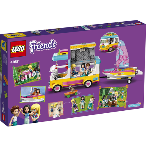 LEGO Friends 41681 Boscamper en zeilboot