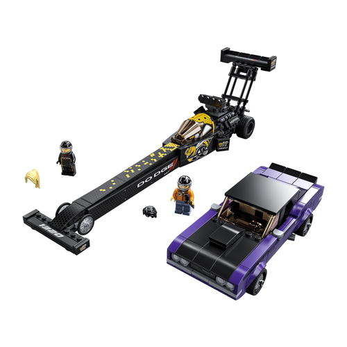 LEGO Speed Champions 76904 Mopar Dodge/SRT Top Fuel Dragster en 1970 Dodge Challenger T/Aons 76904